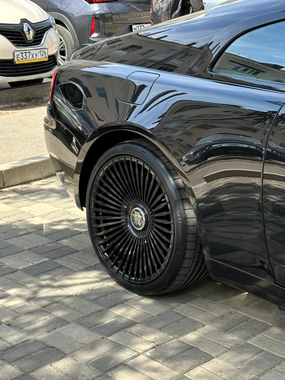 Rolls Royce Wraith на 22" кованых дисках нашего производства фото 3